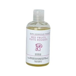 gel douche fuit rouge